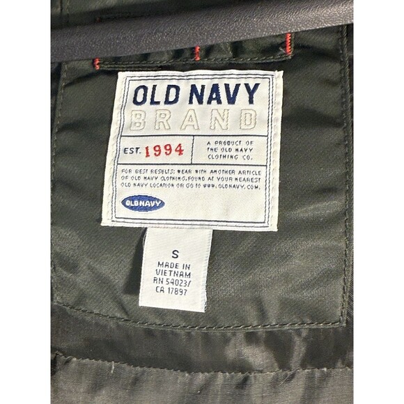 Women’s Old Navy Flight Parka Hooded Olive Gen Sz S - Picture 7 of 16